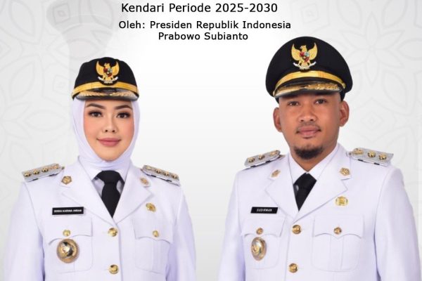 Bupati dan Wakil Bupati Kendari Periode 2025-2030