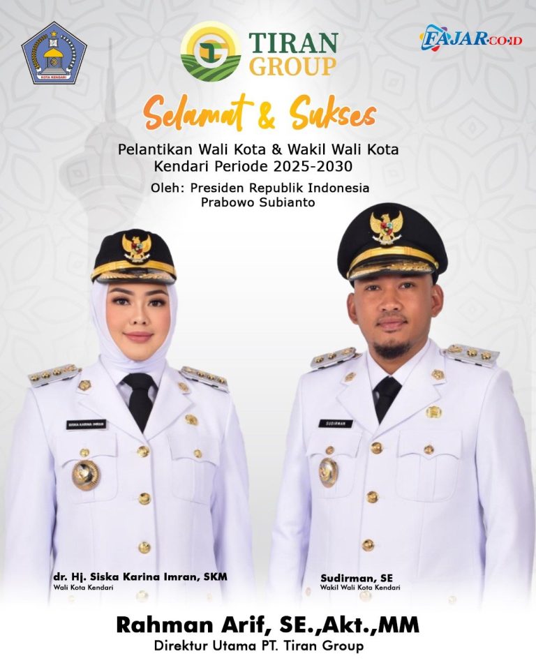 Bupati dan Wakil Bupati Kendari Periode 2025-2030